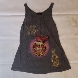 ✨ Ed Hardy Royal Skull Top